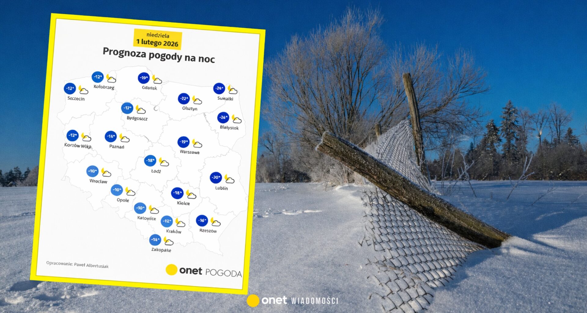 Niemal -25 st. C na termometrach. Dziś mroźna pogoda pokaże dużą siłę