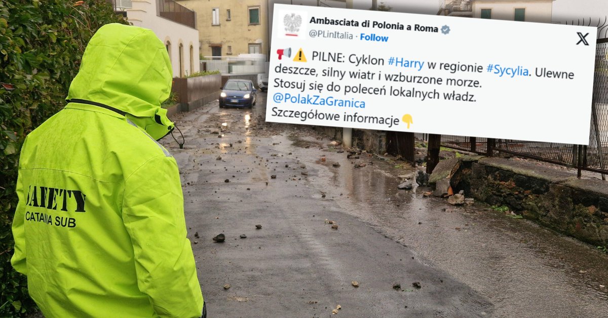 Ekstremalna pogoda we Włoszech. Ambasada wydała ostrzeżenie dla Polaków
