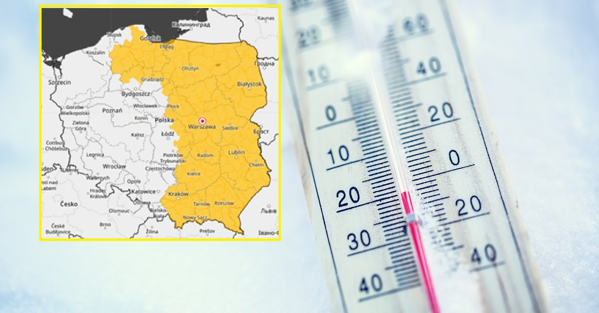 Ostrzeżenia IMGW przed silnym mrozem na najbliższą noc