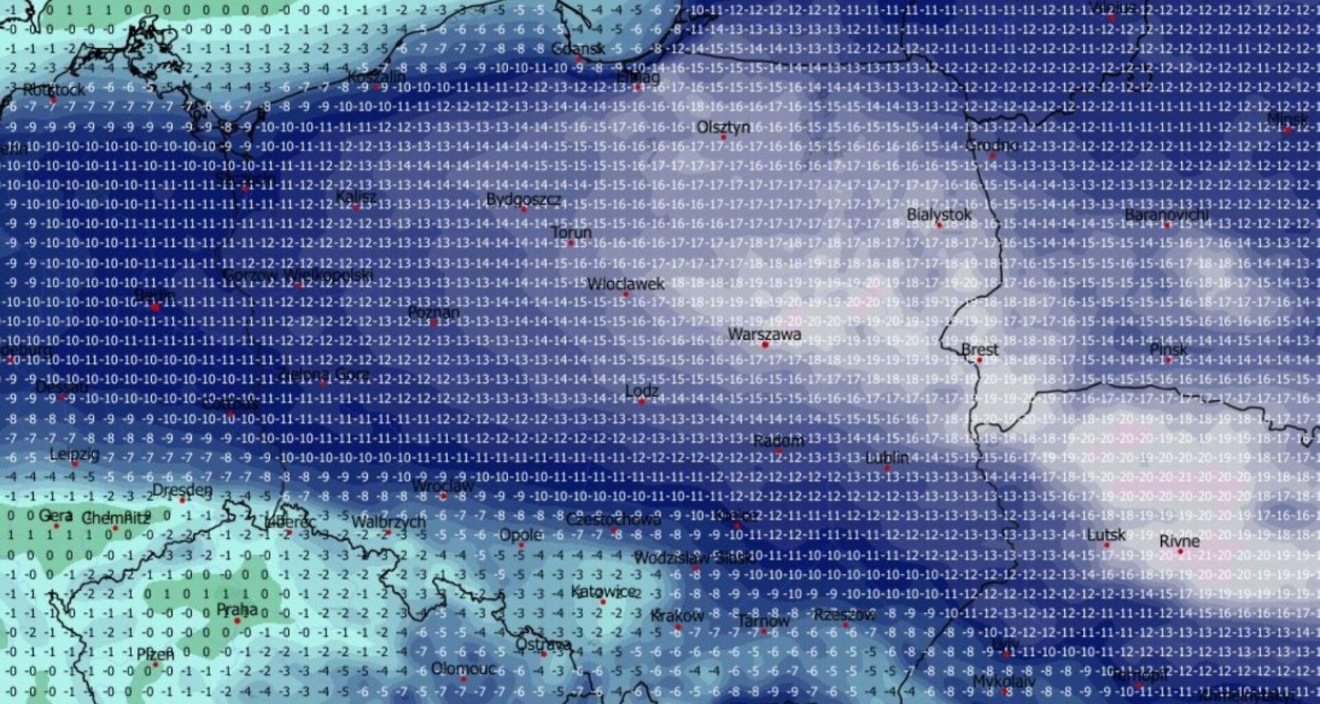 Prawie minus 32 stopnie Celsjusza. Polski biegun zimna zamarzł