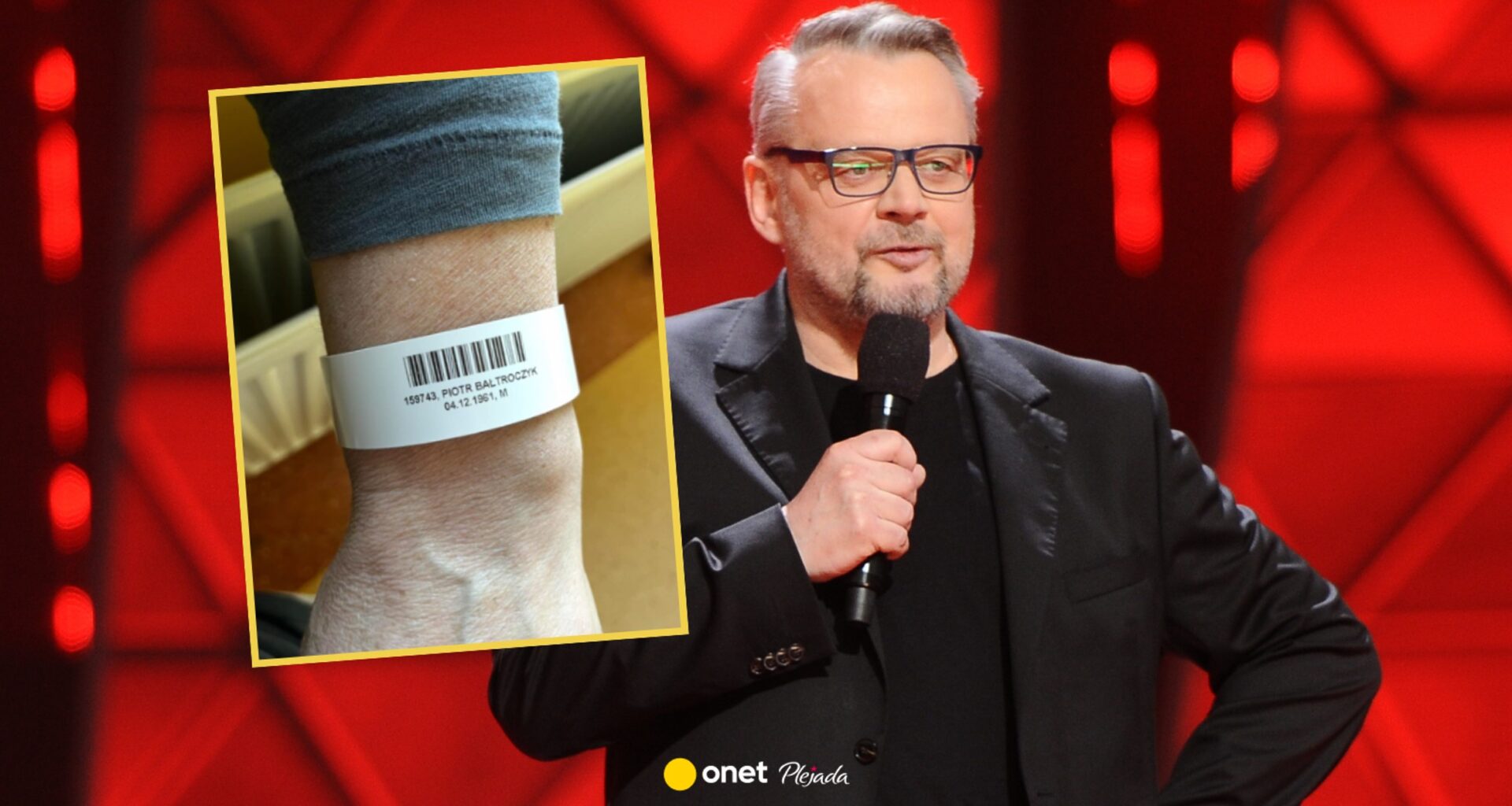 Piotr Bałtroczyk pokazał zdjęcie ze szpitala. "Może zobowiązanie jakieś bym podjął"