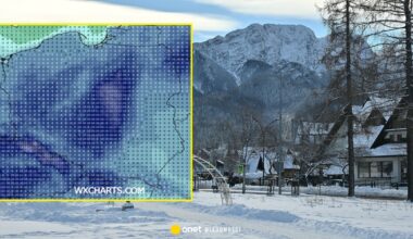 Poniedziałek ze zwrotem w pogodzie. Zima będzie pokazywała coraz surowsze oblicze