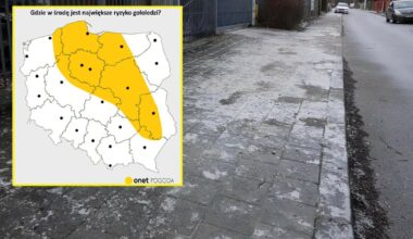 Ostrzeżenia przed marznącymi opadami mogą objąć niemal cały kraj