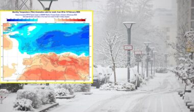 W lutym na północy Europy dominować będą wyże, a w głębi kontynentu niże
