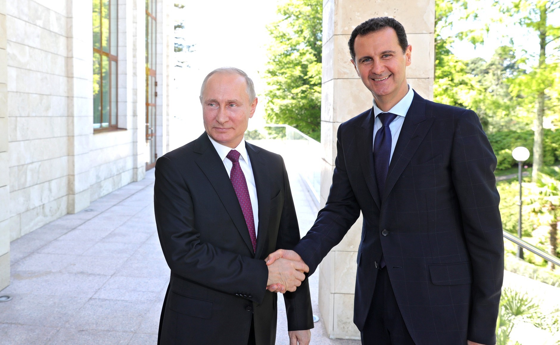 Władimir Putin i Baszar al-Asad