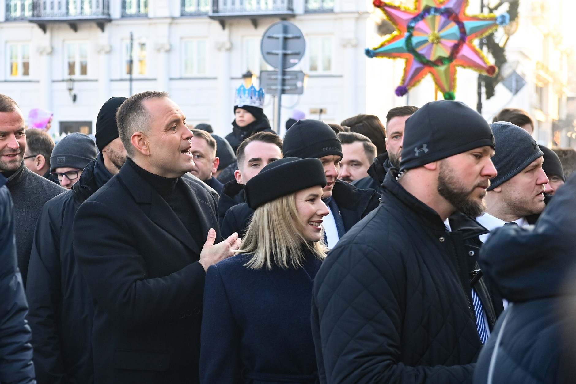 Orszak Trzech Króli w Warszawie. Do zgromadzonych dołączyła para prezydencka 