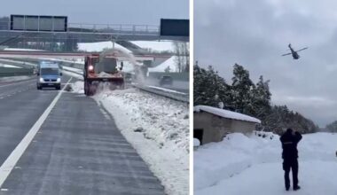 Black Hawk w akcji na Warmii i Mazurach. Nadzwyczajne działania na linii kolejowej Działdowo–Olsztyn i S7 [WIDEO]