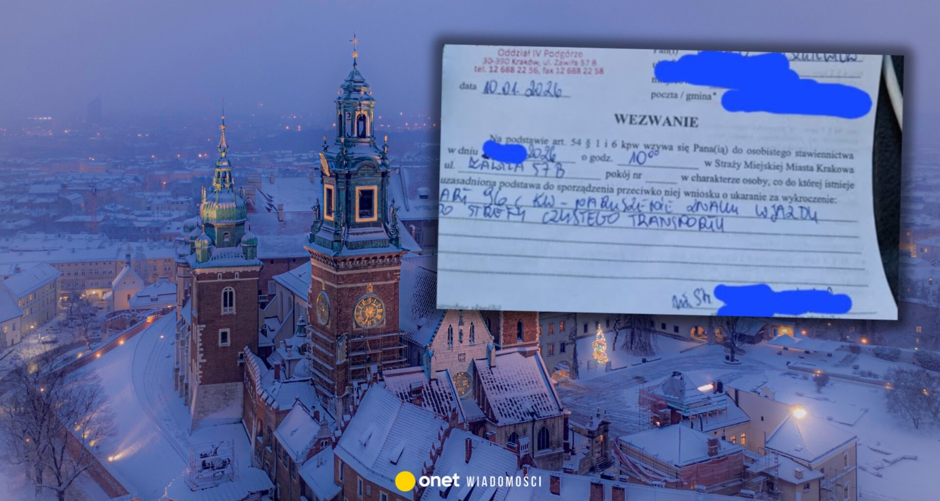 Strefa Czystego Transportu w Krakowie. Doniósł na siebie straży miejskiej