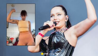 Mery Spolsky prezentuje efekty metamorfozy. "Miks siłowni, pilatesu, diet"