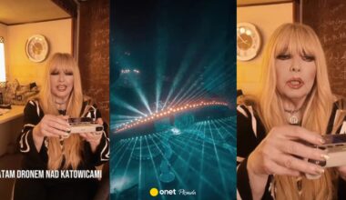 Rodowicz "lata" dronem nad Katowicami. Scena "Sylwestra z dwójką" robi wrażenie