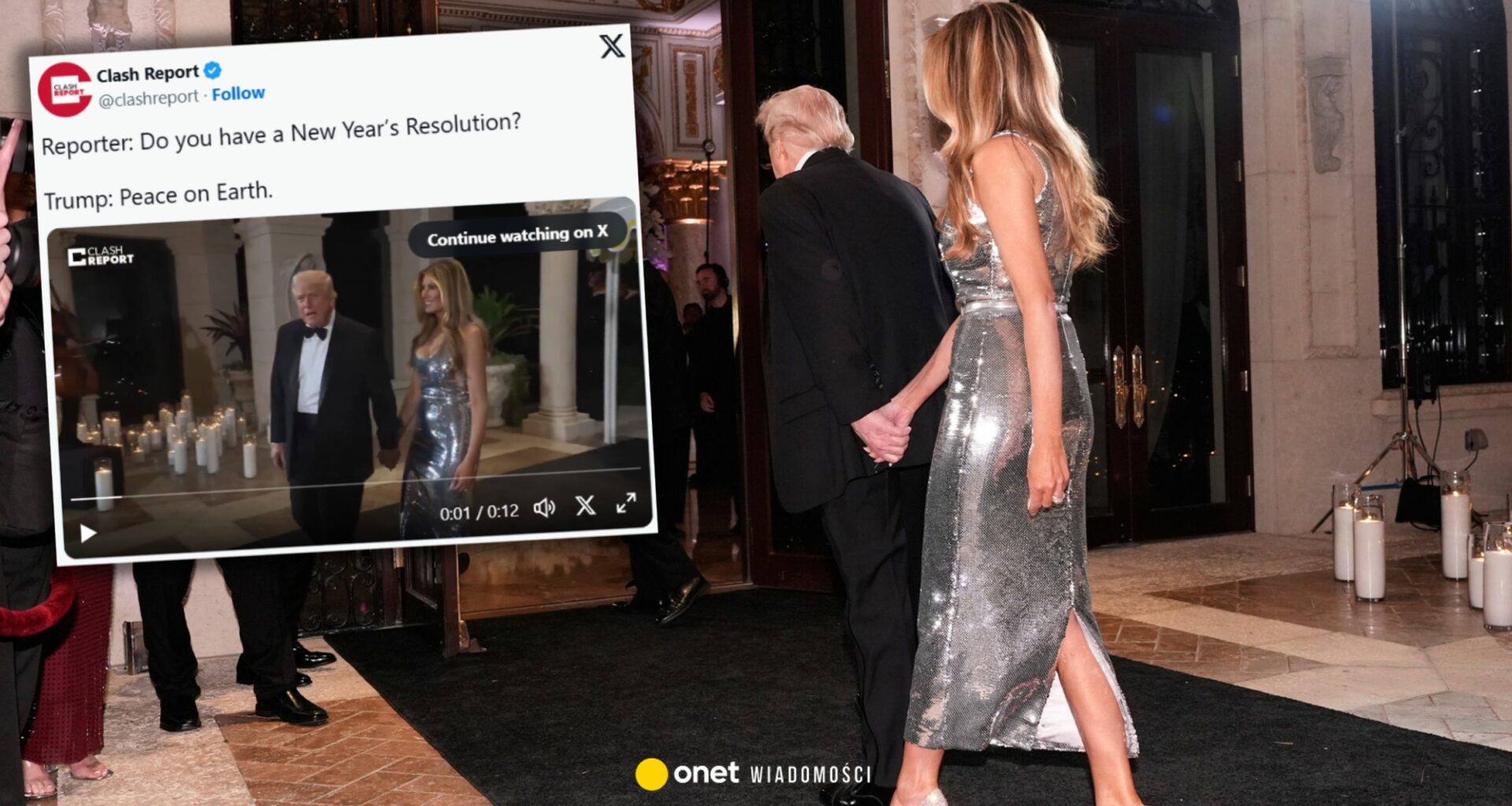 Sylwestra spędził na Florydzie. Donald Trump zdradził marzenie na Nowy Rok