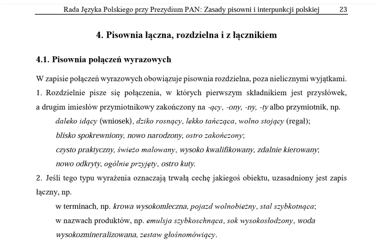 Ortografia - od 2026 r. kilkanaście istotnych zmian. Nowe zasady pisowni i interpunkcji Rady Języka Polskiego [kompleksowy zbiór wszystkich reguł]. Bezpłatny słownik ortograficzny za rok