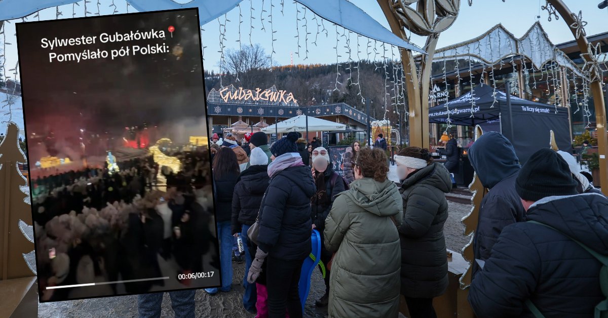 Tak wyglądała Gubałówka o północy w sylwestra. "Pomyślało pół Polski" - Onet