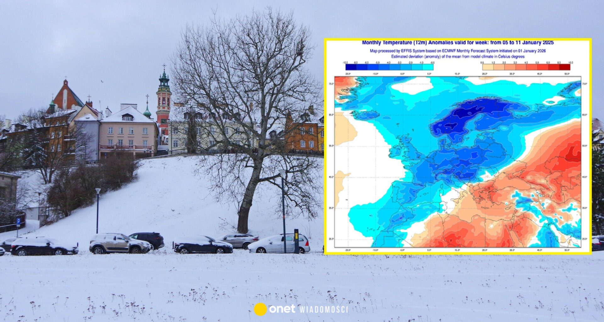 Temperatura spadnie poniżej -15 st. C. Silny mróz wkrótce wtargnie do Polski