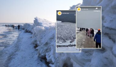 Ujęcia z plaży w Mikoszewie. "Takich tłumów nie ma nawet latem" - Onet