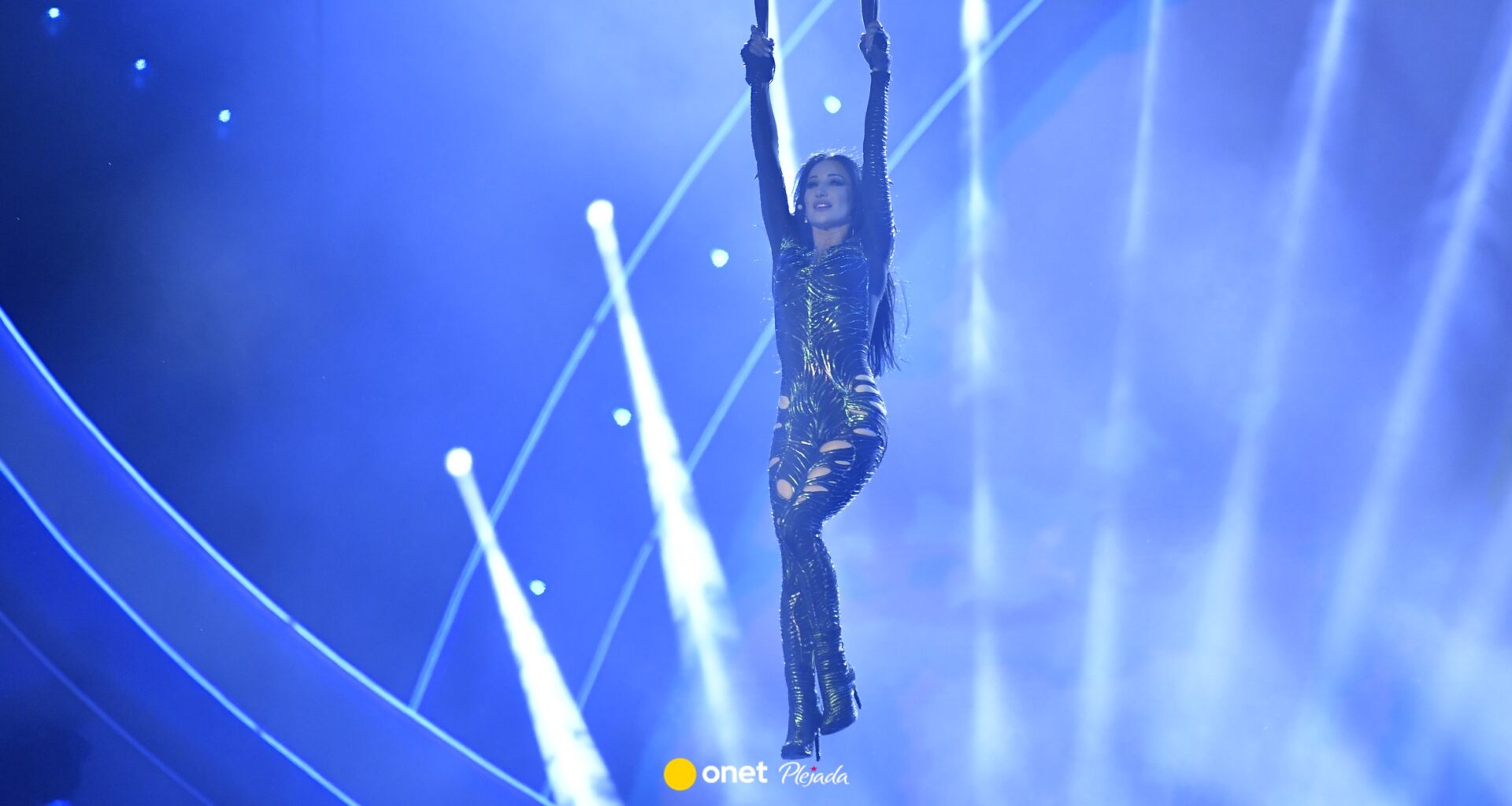 Justyna Steczkowska przeniosła Eurowizję do Katowic. Później wskoczyła w białe body - Plejada