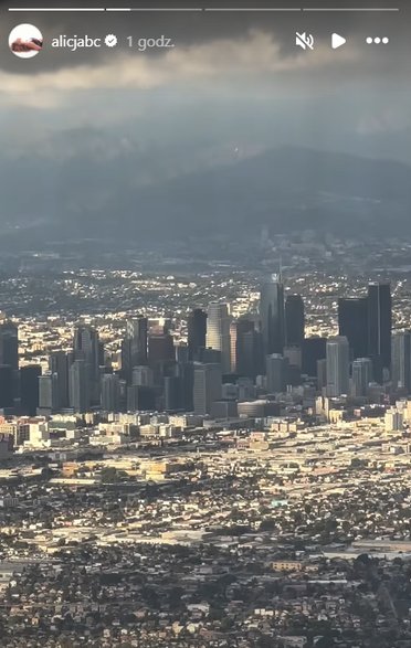 Screen z instagramowego profilu Alicji Bachledy-Curuś