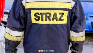 Pożar mieszkania w Lędzinach. Mężczyzna rzucił się do ucieczki przez balkon