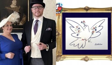 Jan Lubomirski wystawił dzieło Picassa na WOŚP. "Jest to po prostu grafika"