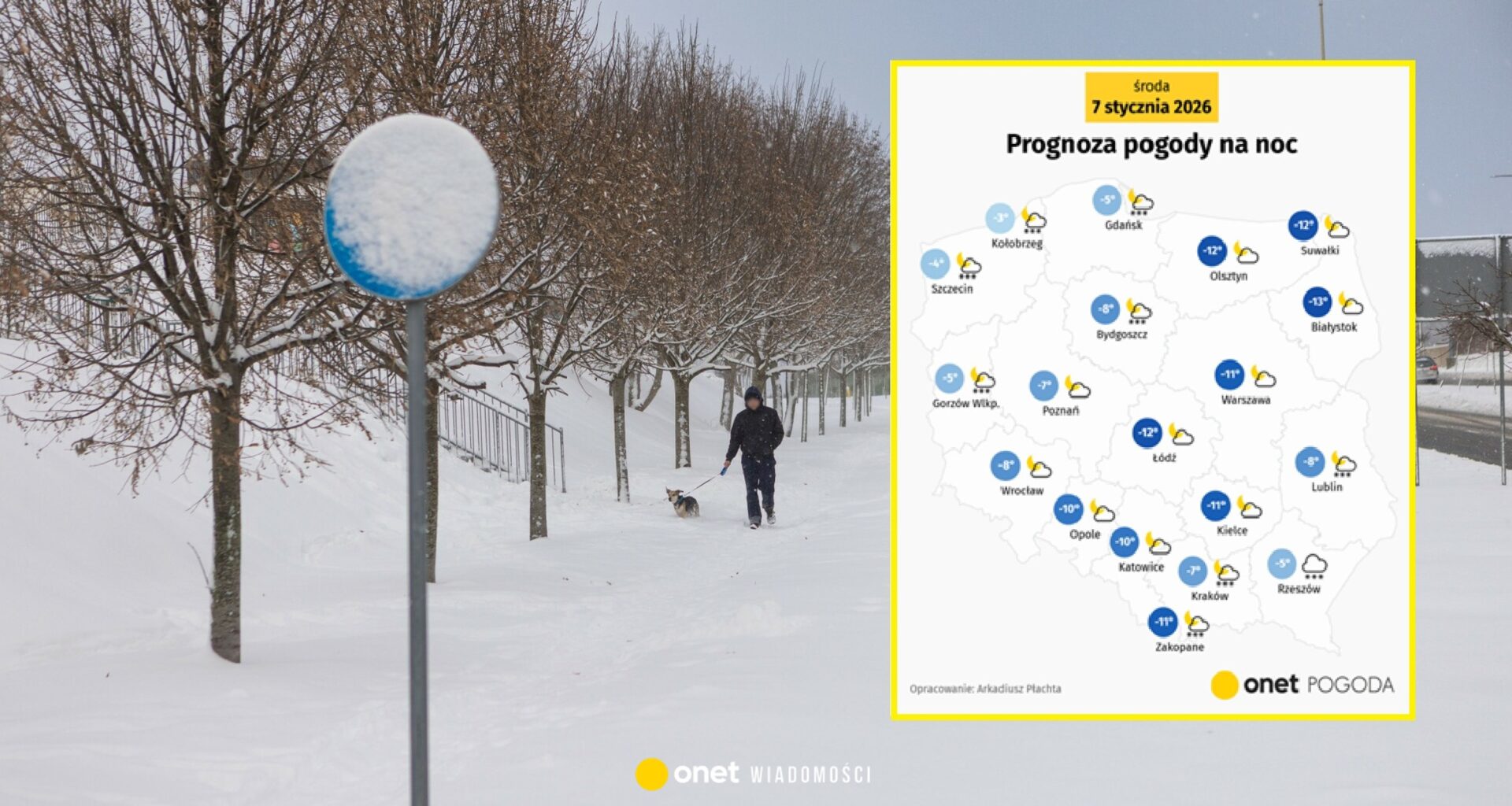 Zima pokaże jeszcze surowsze oblicze. Narastający mróz i kolejna fala śniegu