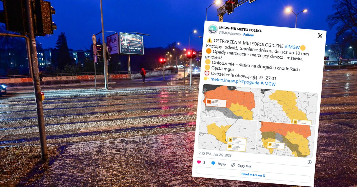 IMGW ostrzega przed gęstą mgłą