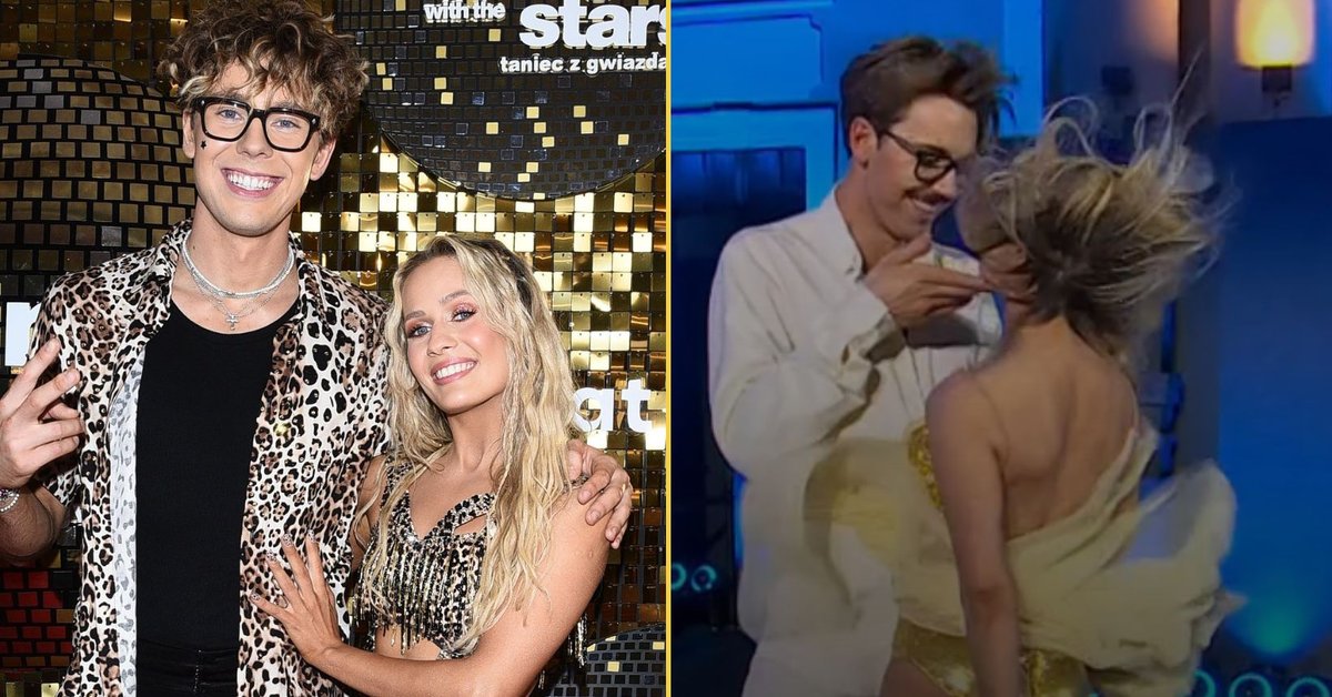 Tego nikt się nie spodziewał. Mikołaj "Bagi" Bagiński i Magdalena Tarnowska zatańczyli podczas sylwestra - Onet