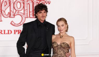 Gwiazdy na premierze filmu "Wichrowe wzgórza". Robbie i Elordi zachwycają