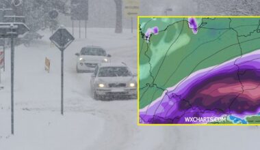 Prognozowany przyrost pokrywy śnieżnej w Polsce do końca tygodnia