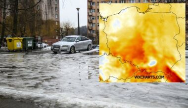 Prognoza temperatury maksymalnej w Polsce w kolejnych dniach
