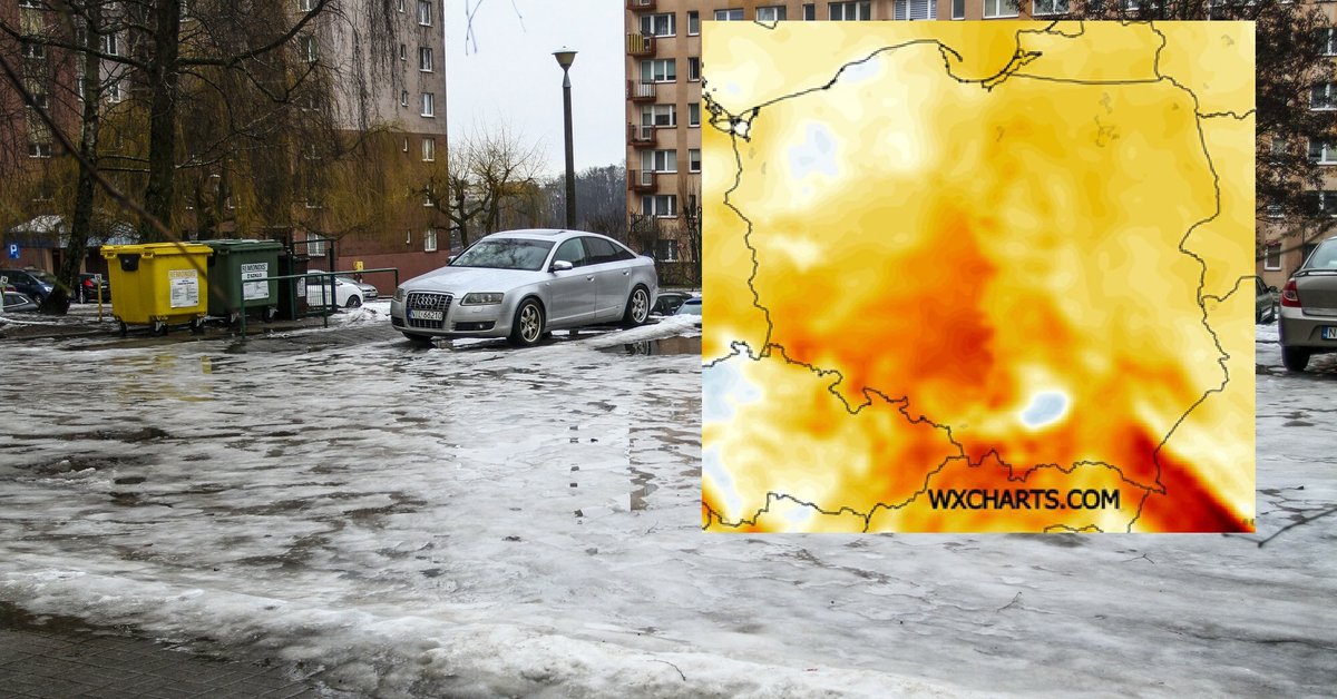 Prognoza temperatury maksymalnej w Polsce w kolejnych dniach