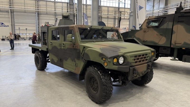 Pojazd KLTV z karabinem maszynowym WLKM