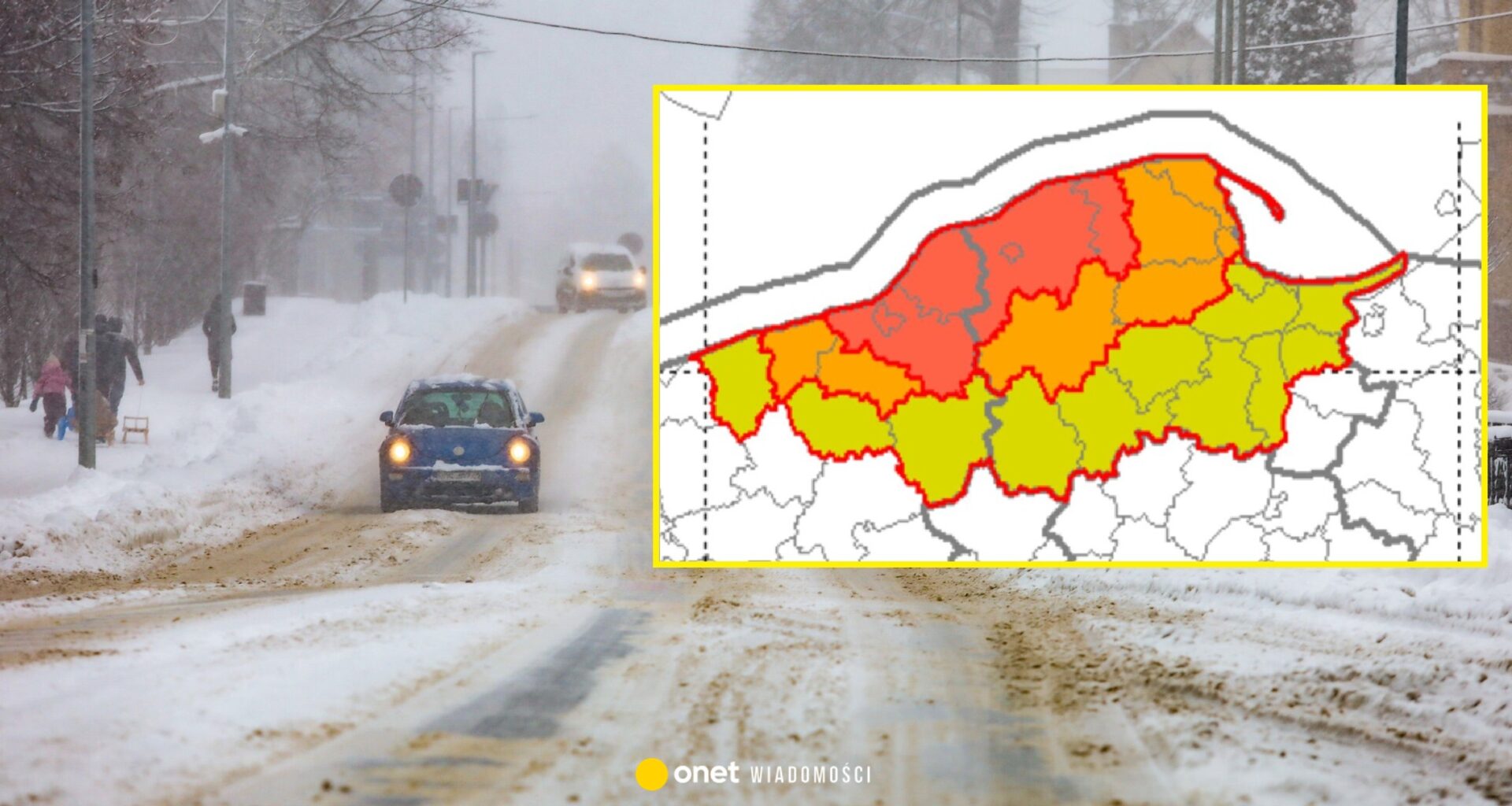 Potężna śnieżyca w części Polski i czerwony alert IMGW. Spadnie aż 60 cm śniegu