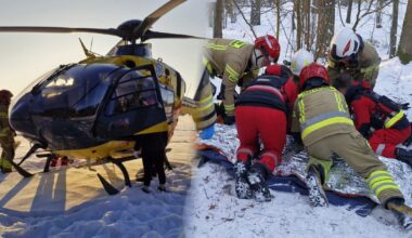 Wypadek dziecka na sankach. Lądował śmigłowiec LPR - Onet