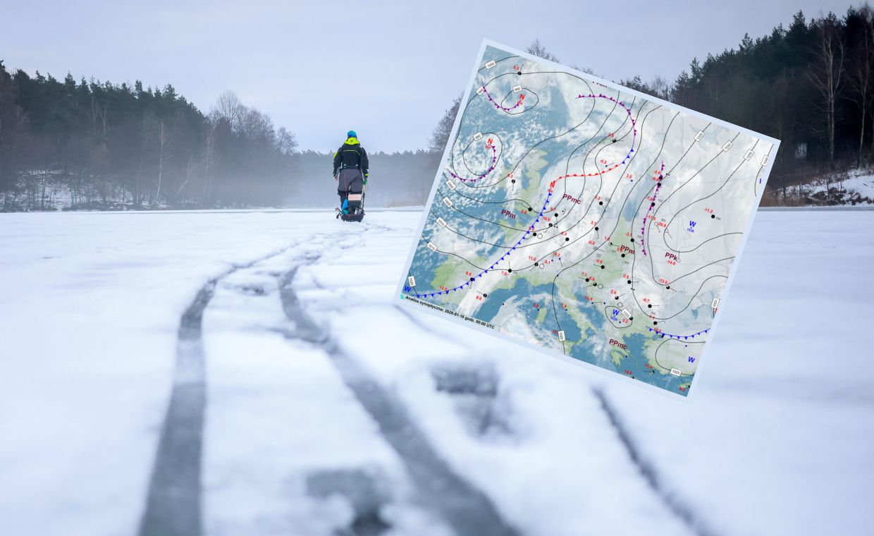 Polska pęka na dwa bieguny. Wiosna na zachodzie kontra zima na wschodzie.