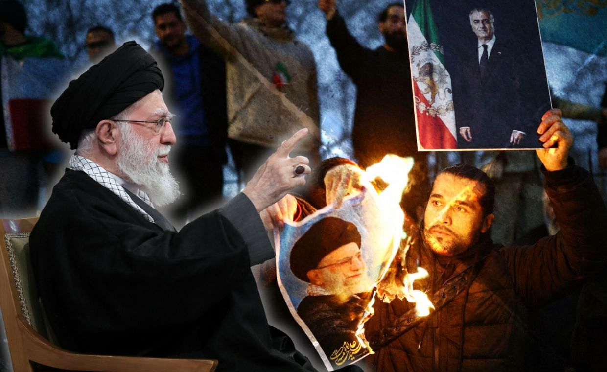 Zerwali irańską flagę. Incydent na budynku ambasady w Berlinie