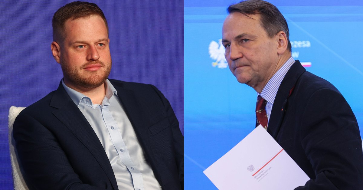 "Hej, kretynie". Poseł PiS broni Sikorskiego i uderza we współpracownika Putina - Onet