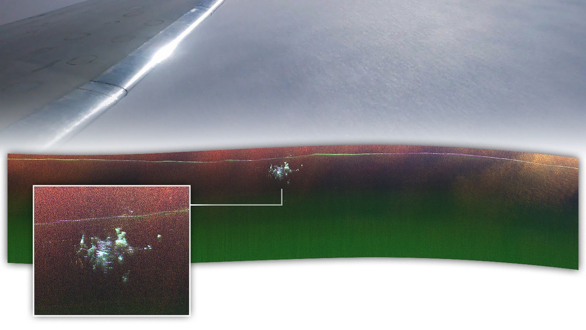 Radarowe zobrazowanie Camp Century