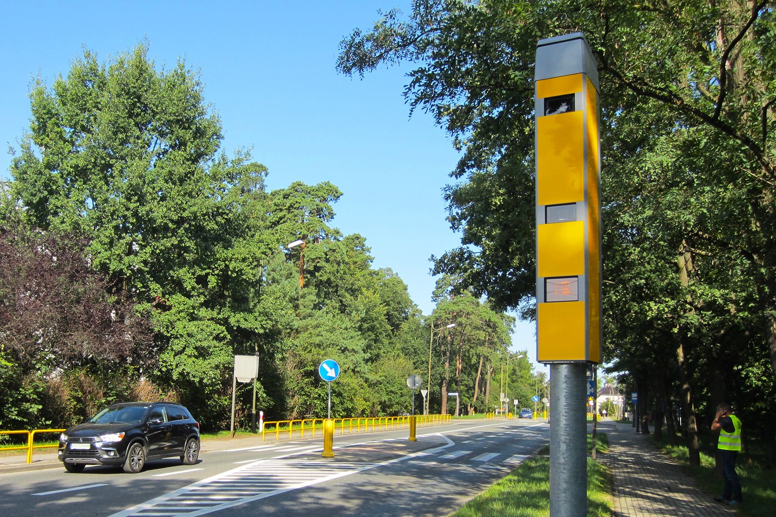 Jeden z nowych fotoradarów CANARD-u