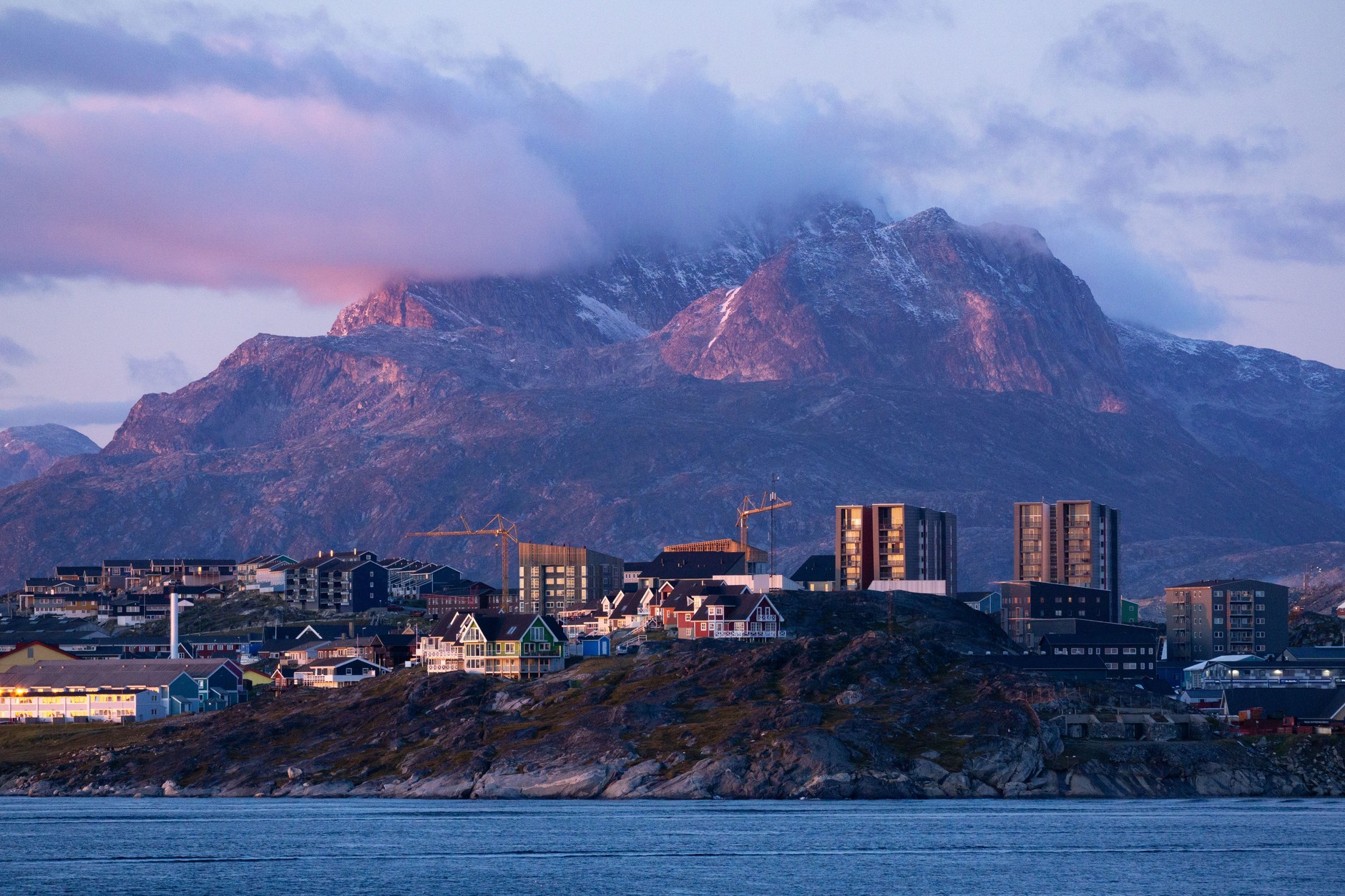 Nuuk, stolica Grenlandii (zdj. ilustracyjne)