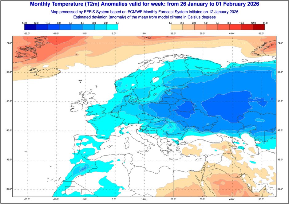 Koniec stycznia może przynieść apogeum niskich temperatur w Polsce