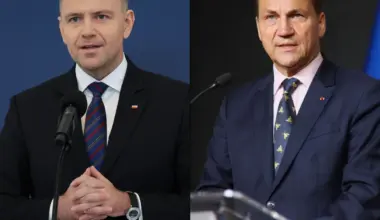 Karol Nawrocki i Radosław Sikorski