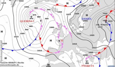 silne ocieplenie i zmiana aury