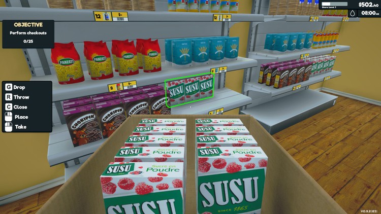 9. Supermarket Simulator,  Najlepsze gry o nudnych zawodach – 10 symulatorów najgorszych prac