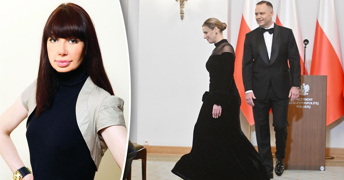 Welur i klasyka w stylizacji Marty Nawrockiej. Stylistka komentują wybór