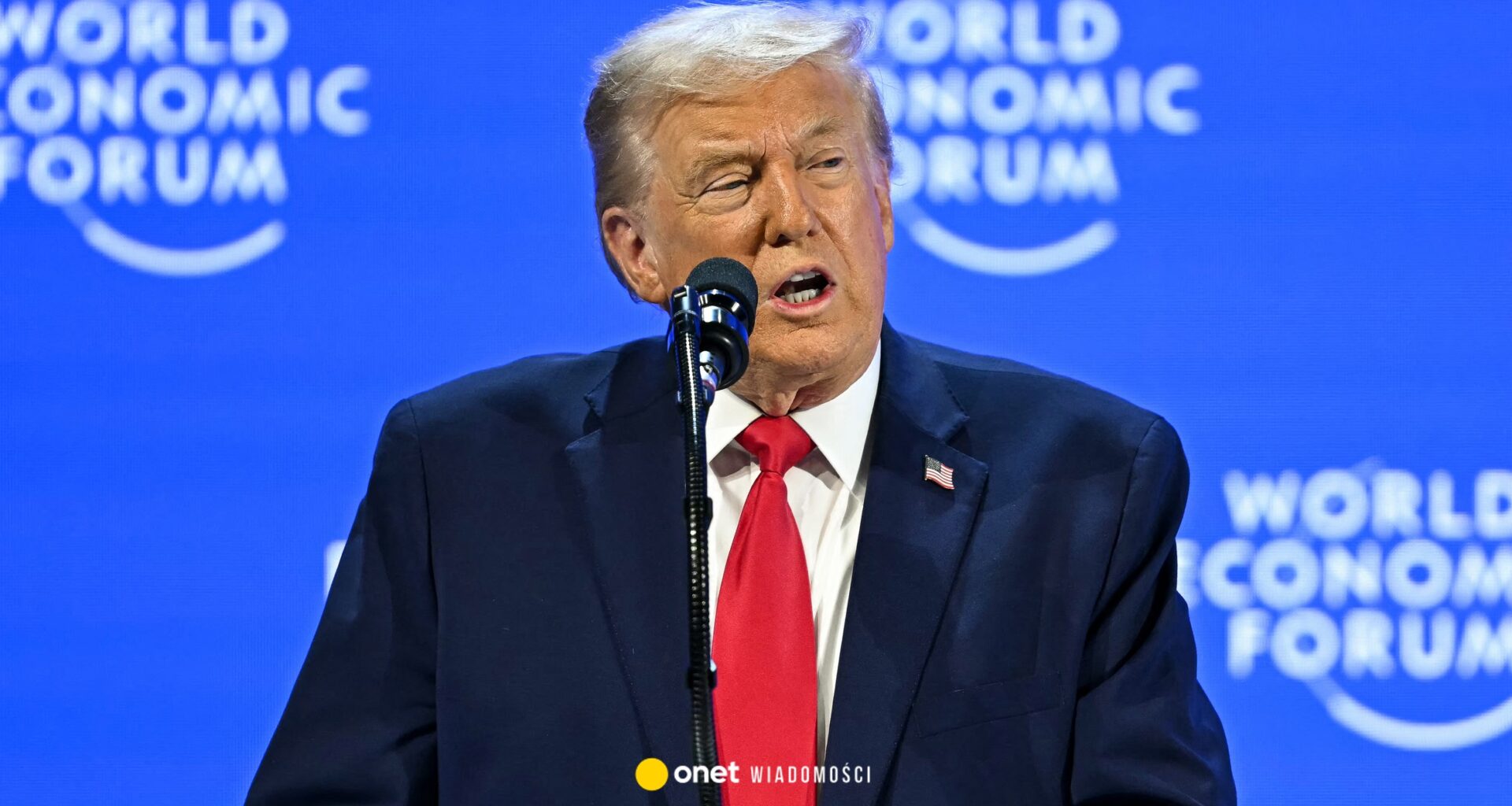 Donald Trump w Davos. Uderzył w Europę. "Głupi ludzie" [RELACJA NA ŻYWO]