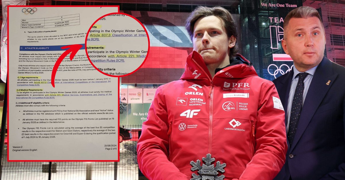 Olimpijskie wymogi FIS