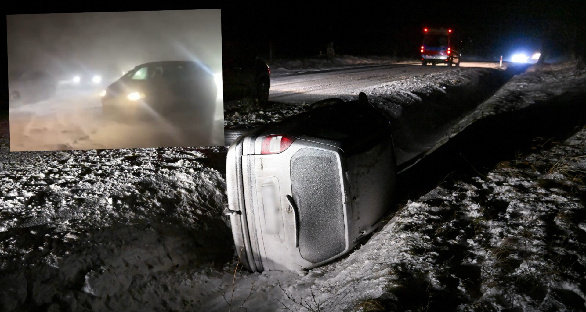 Kierowcy utknęli w gigantycznych korkach na S7 w okolicy Ostródy (fot. screen: x/comTwojKurier)