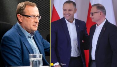 Prof. Dudek drwi ze spotkania Nawrockiego z Dudą. Wbił też szpilę TVN24