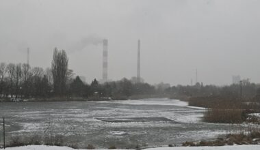 Jeziorko Czerniakowskie zimą