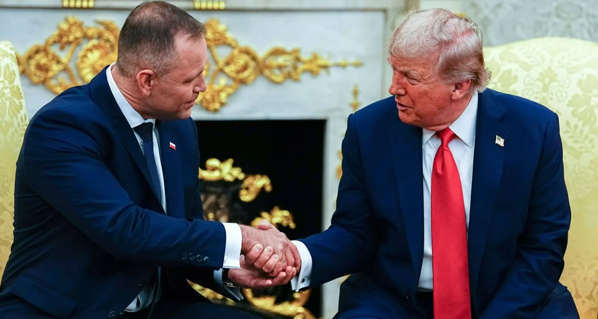 Spotkanie Karola Nawrockiego i Donalda Trumpa (zdjęcie archiwalne)